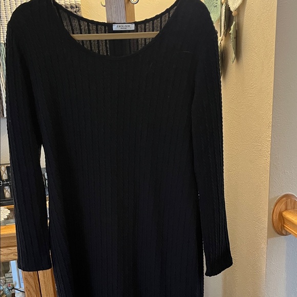 Chic Black Long Sleeve Dress - Picture 4 of 8